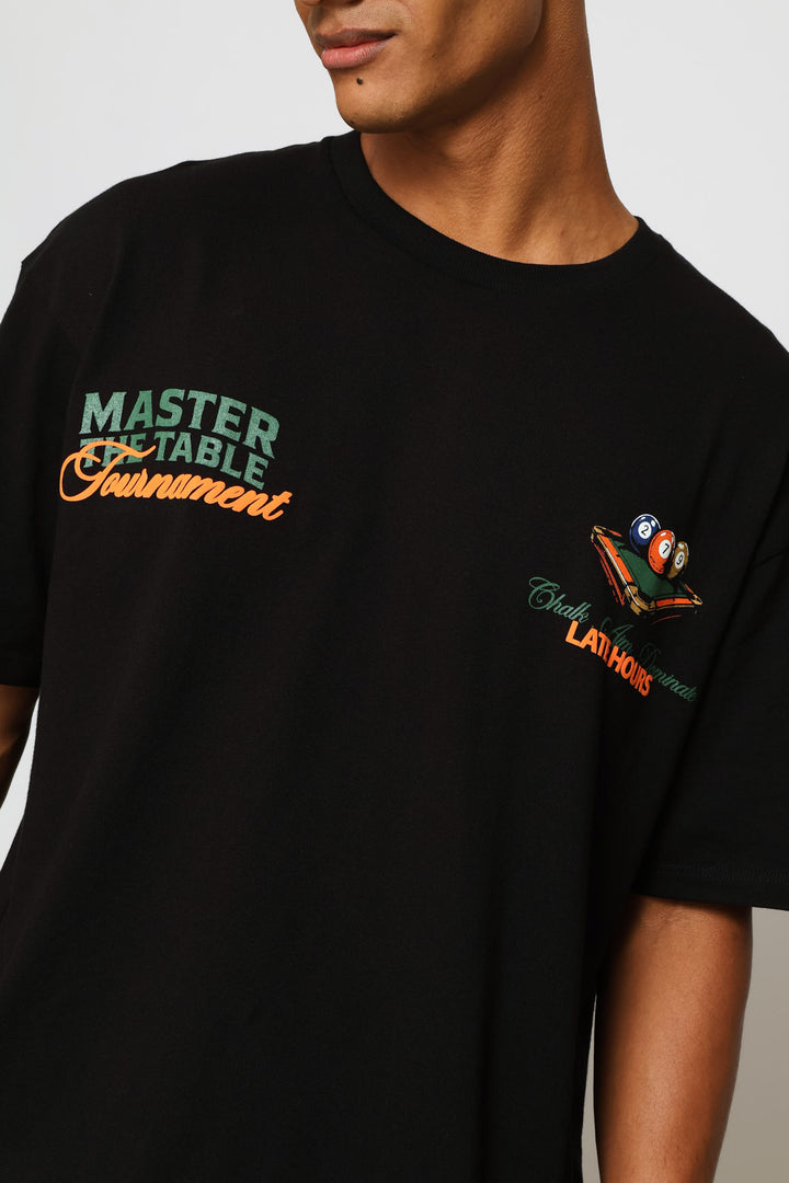 Billiards Tee - Black