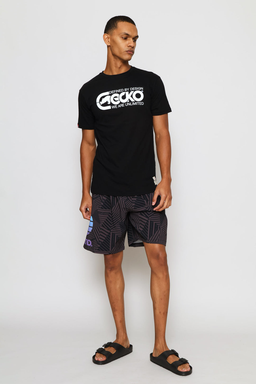 Ombre Swim Short - Black