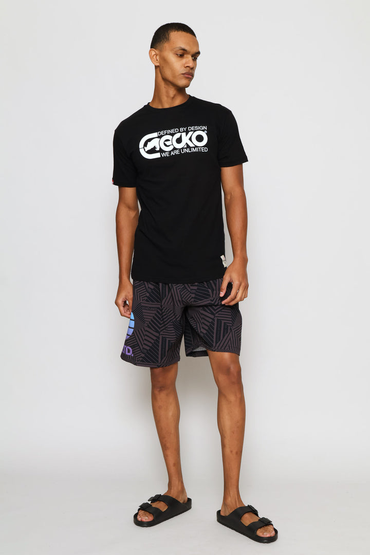 Ombre Swim Short - Black
