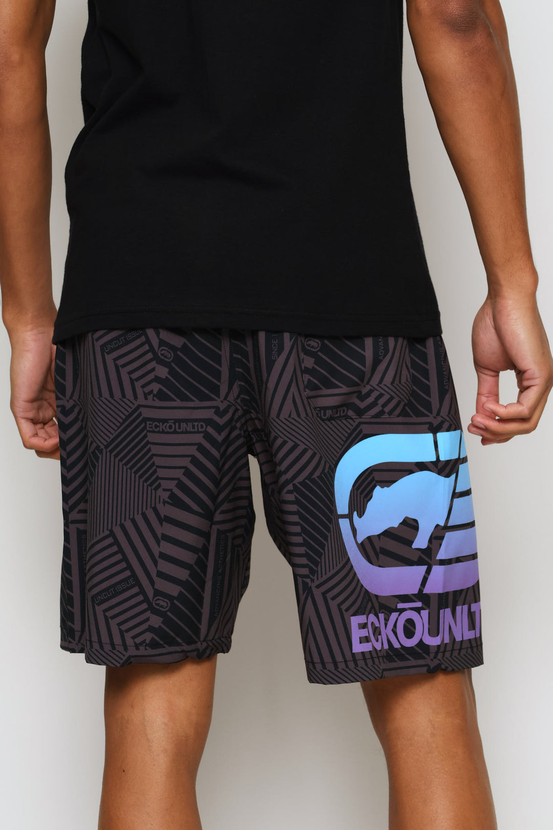 Ombre Swim Short - Black