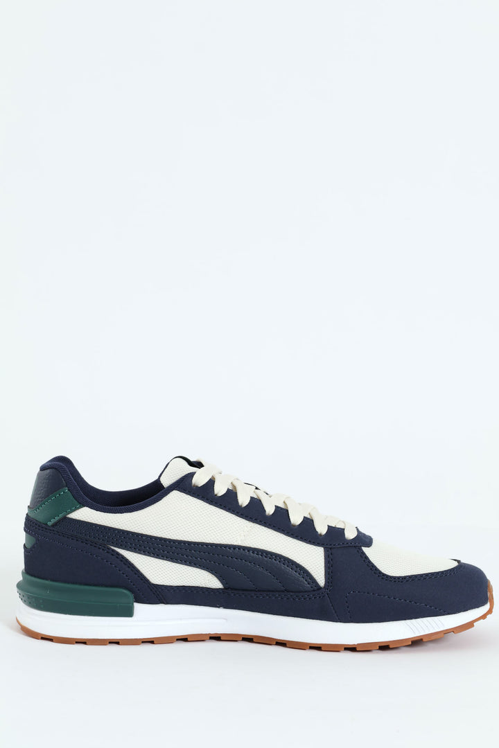 Graviton Clip Detail Lace Up Sneaker - Petrol