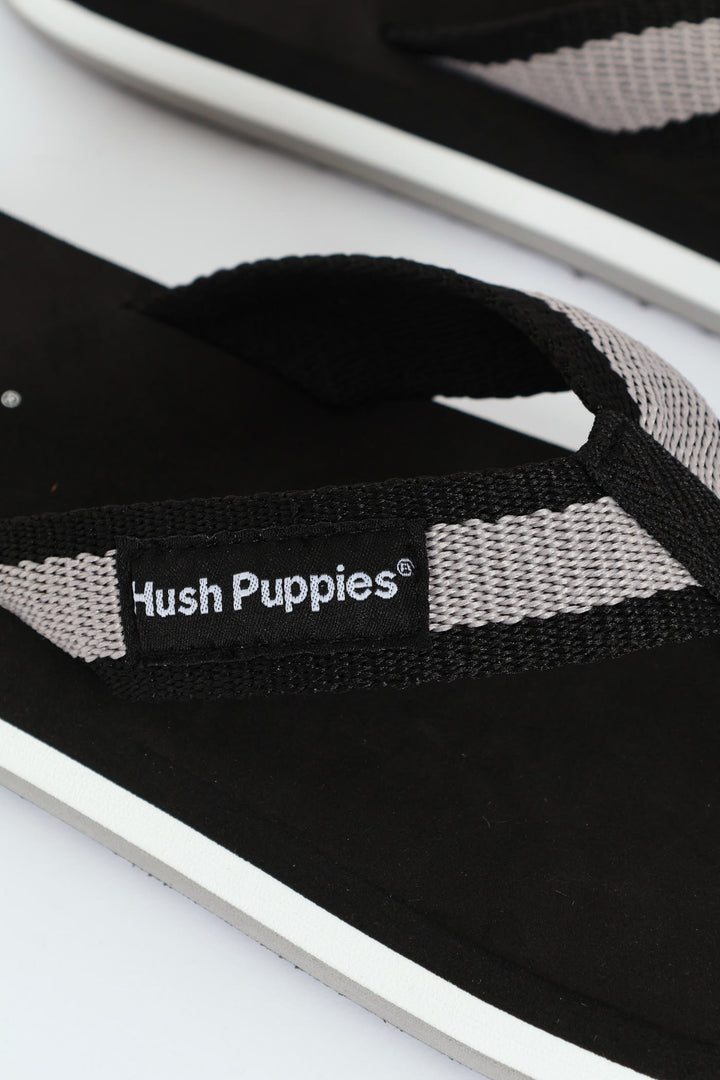 Andreas Wide Vamp Sandal - Black