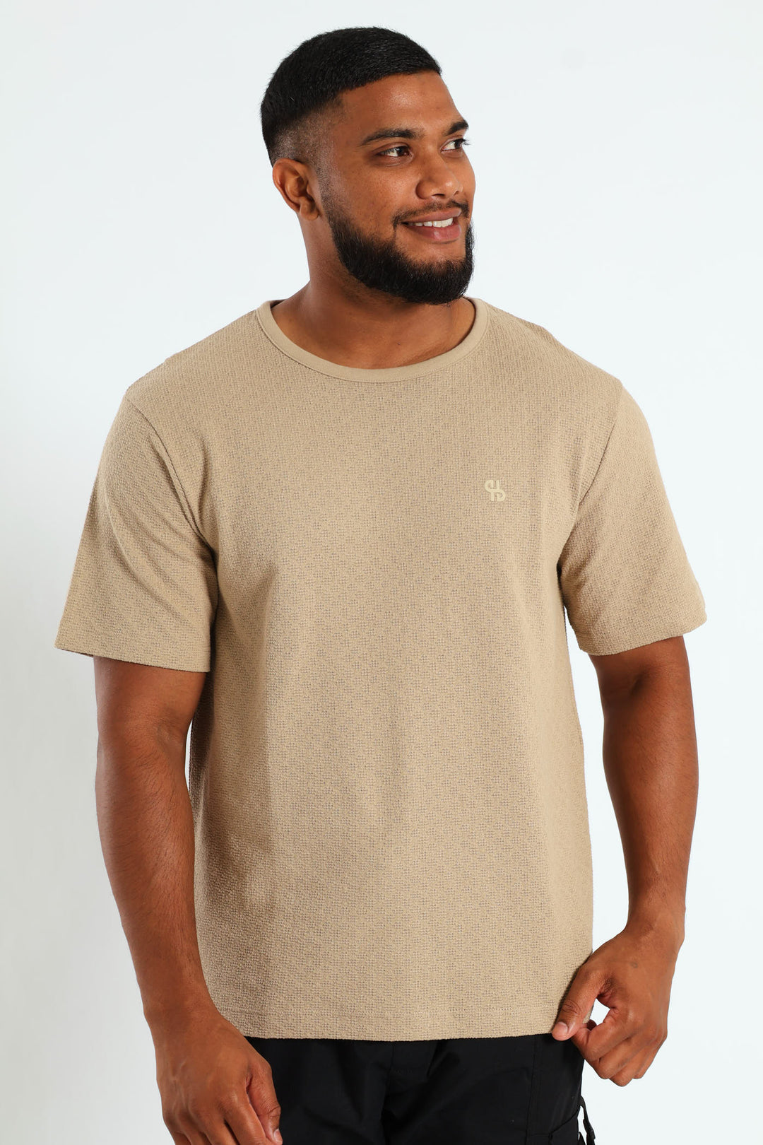 Coir Surf Int Crew Tee - Taupe