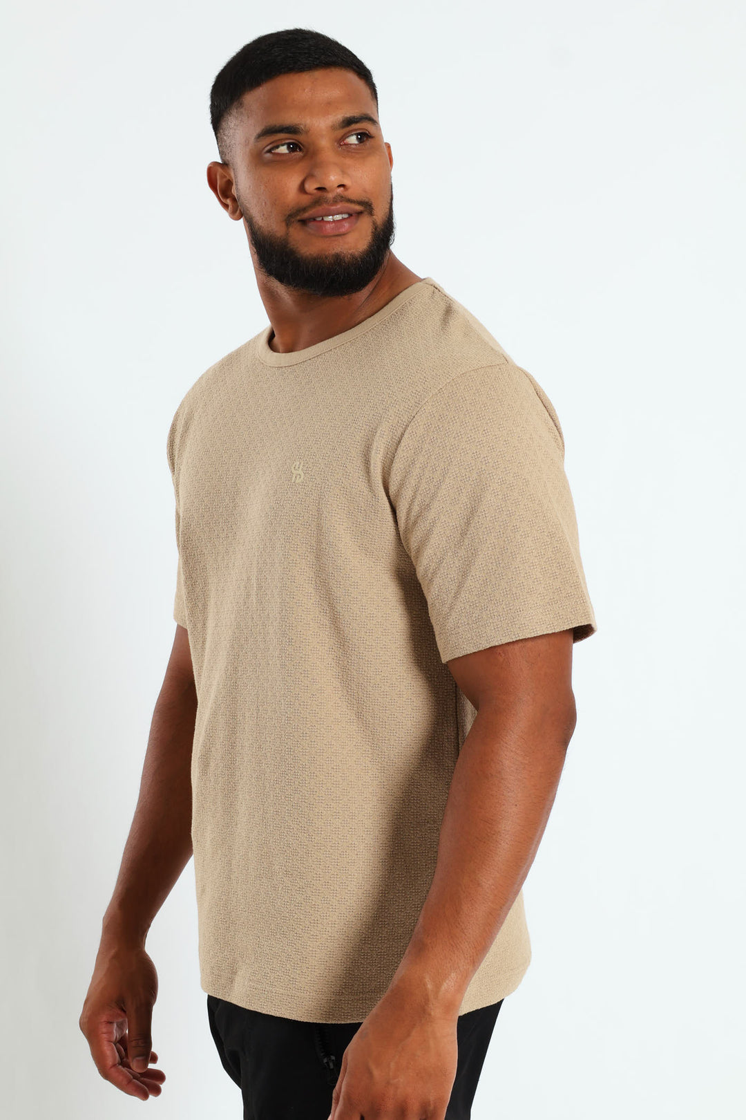 Coir Surf Int Crew Tee - Taupe