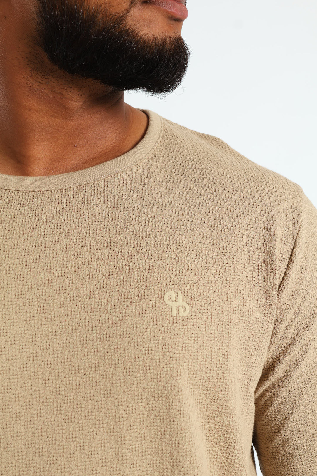 Coir Surf Int Crew Tee - Taupe