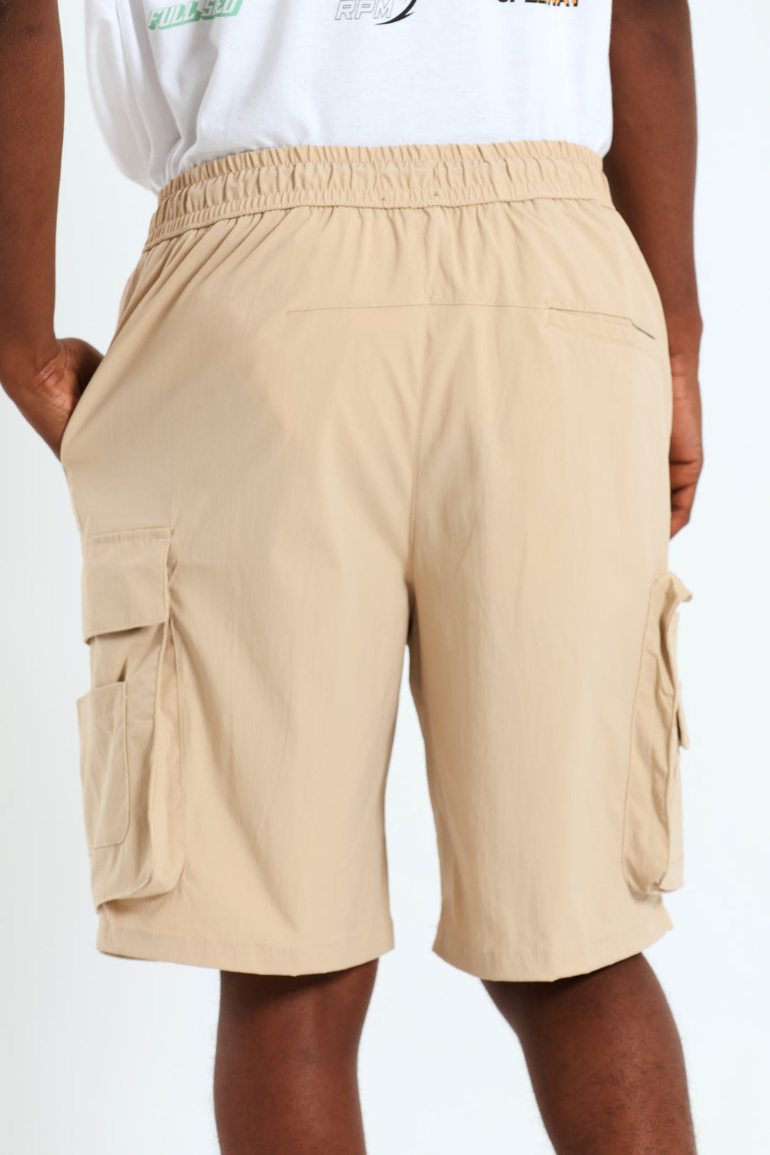 Multi Cargo Technical Shorts - Stone