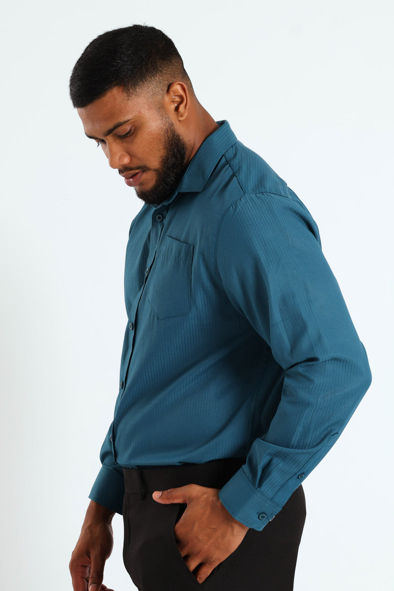 Summer Dobby Shirt - Teal