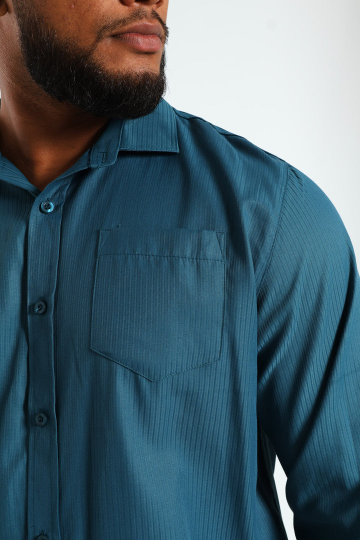 Summer Dobby Shirt - Teal