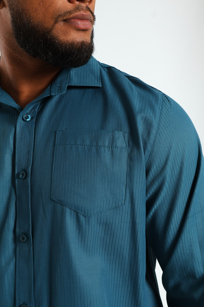 Summer Dobby Shirt - Teal