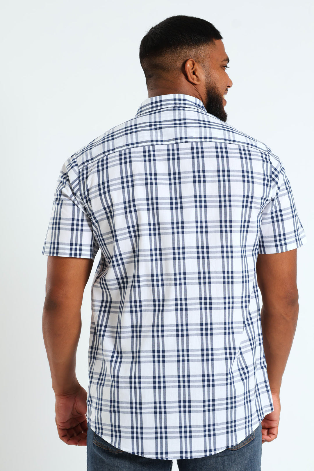 Check Shirt - White/Navy