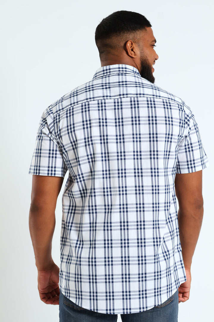 Check Shirt - White/Navy
