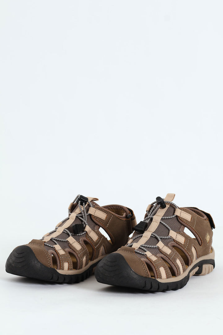 Cove Sport Closed Toe Adventure Sandal - Brown