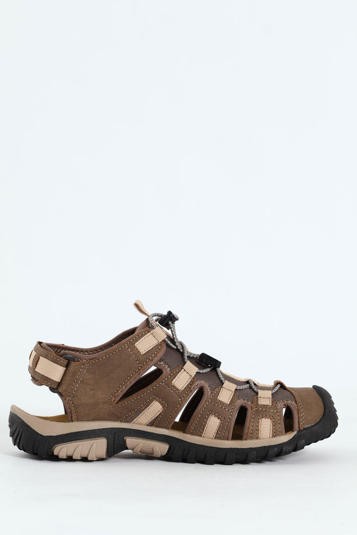 Cove Sport Closed Toe Adventure Sandal - Brown