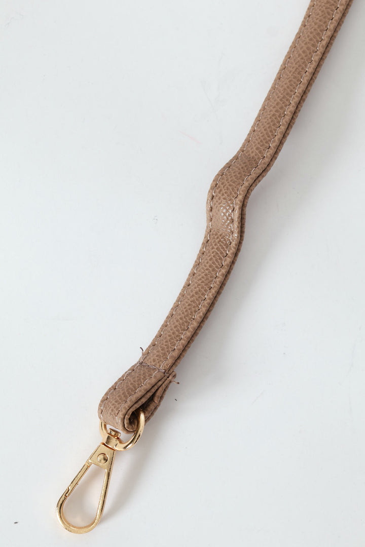 Top Handle Tote With Tab - Sand