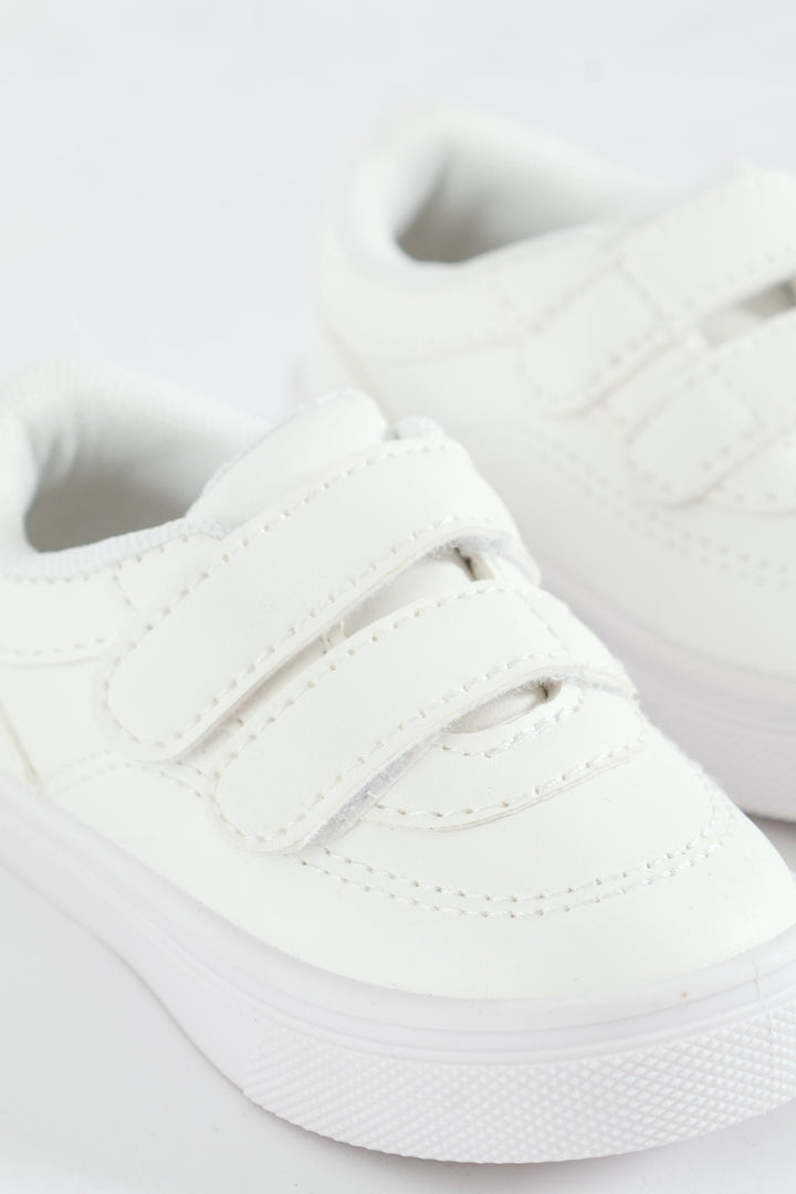 Baby Boys Sneaker With Straps - White