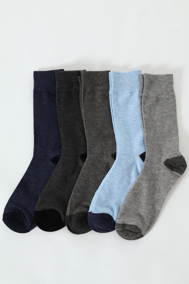 5 Pack Anklet Socks - Multi