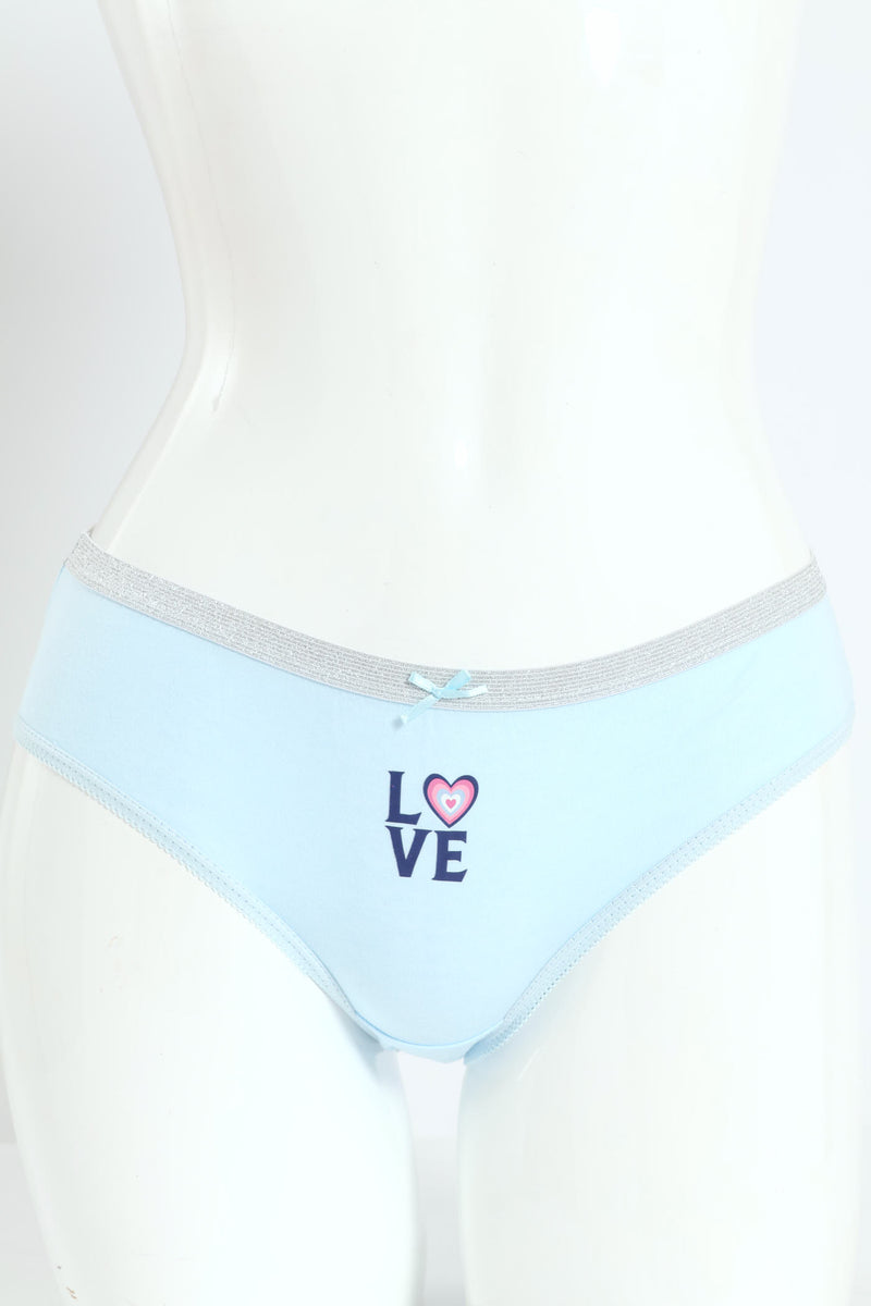 Girls Love Hearts Panties - Navy