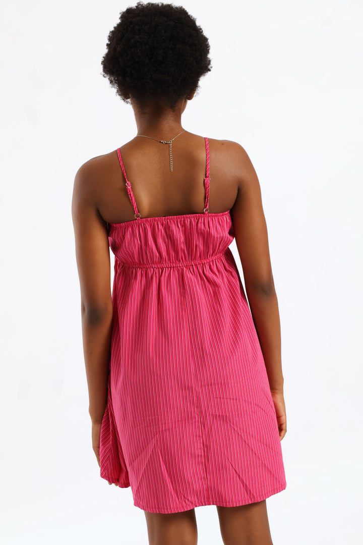 Girls Rara Bodice Dress - Magenta