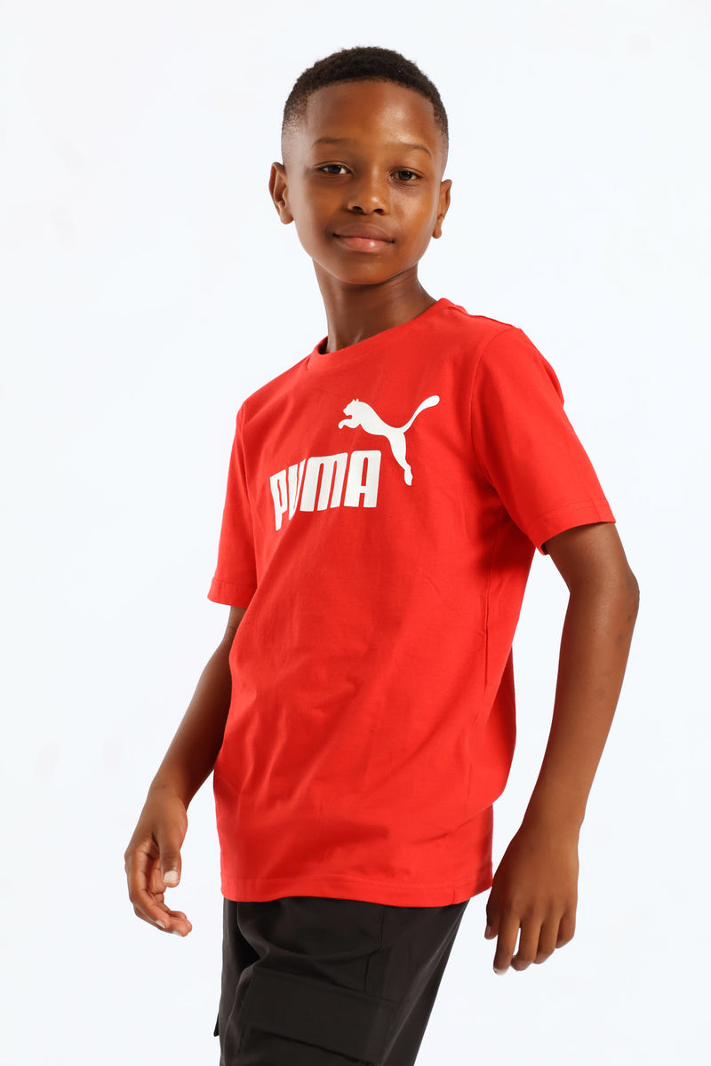 Boys Essential No. 1 Logo Tee - Red