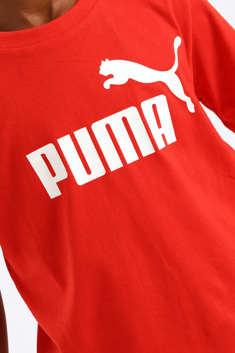 Boys Essential No. 1 Logo Tee - Red