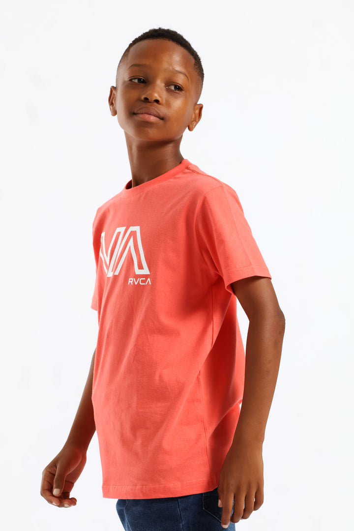 Boys Logo Tee - Red