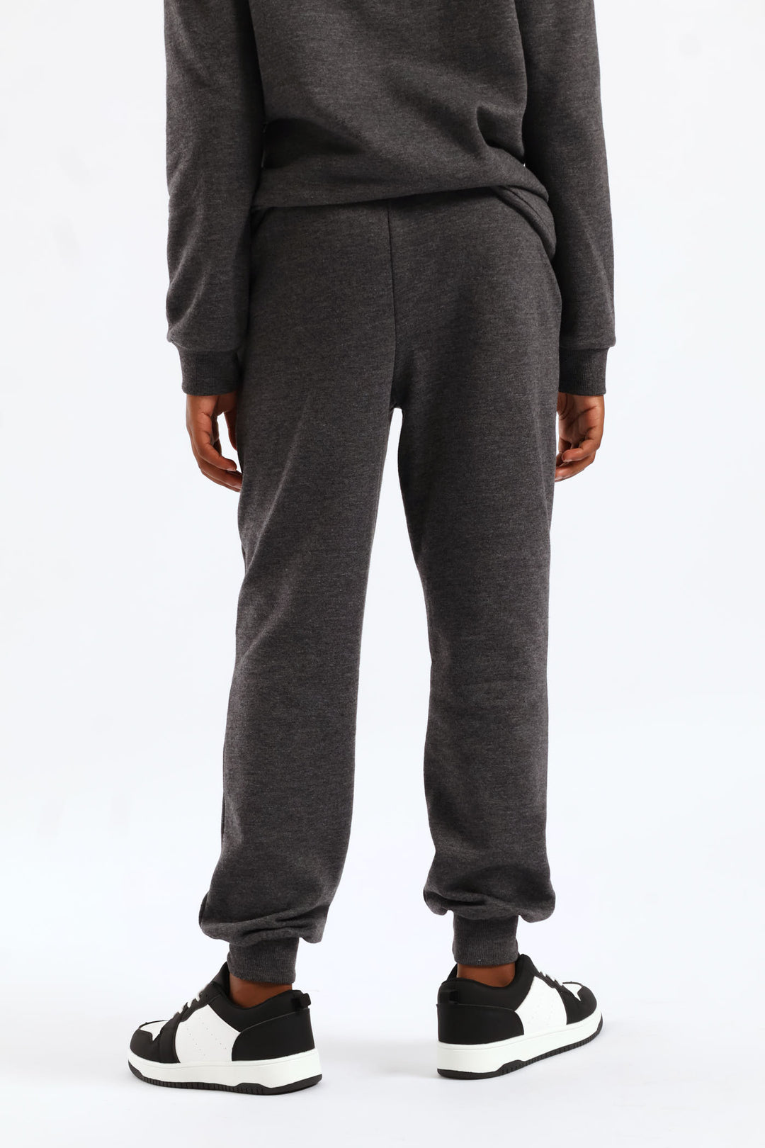 Boys Fleece Jogger - Charcoal Melange