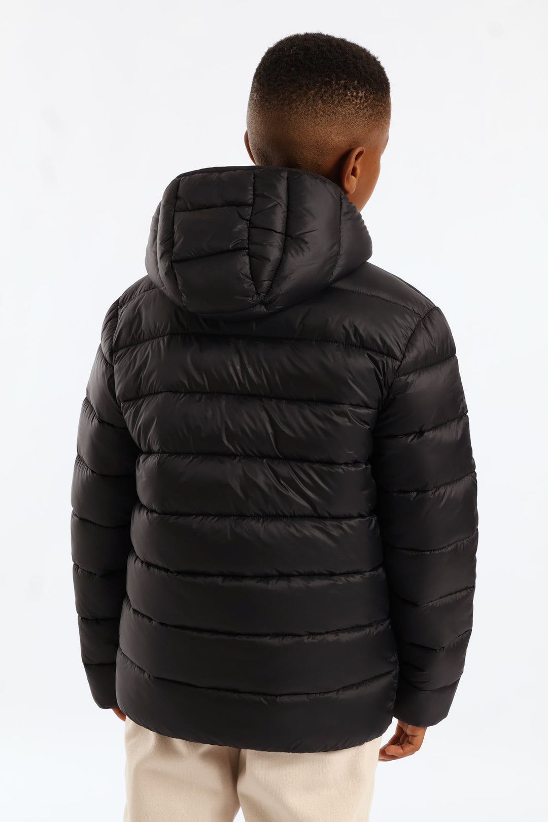 Boys Puffer Jacket - Black