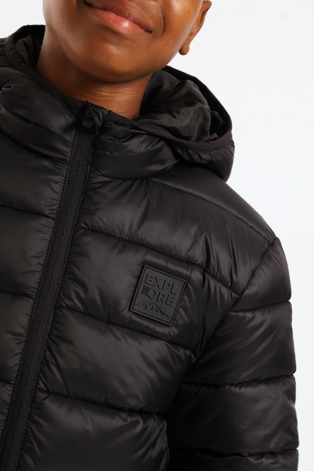 Boys Puffer Jacket - Black