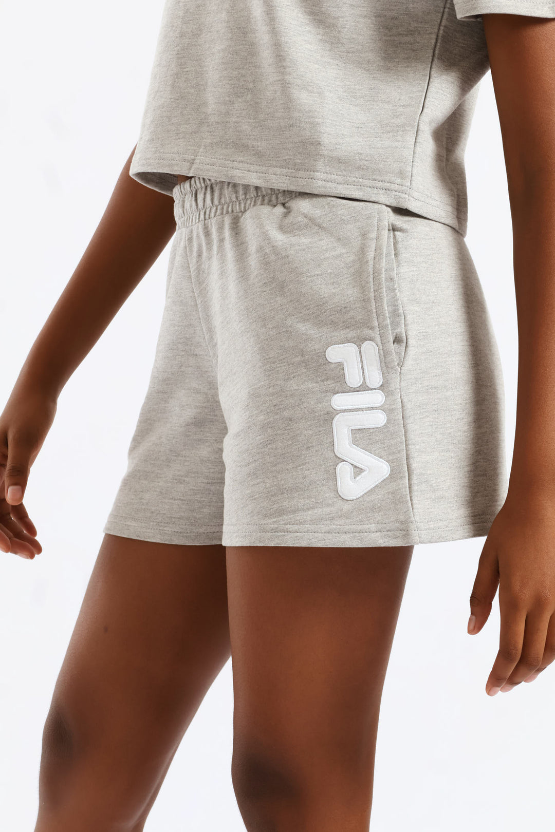 Girls Gabby Sweatpants - Grey Melange