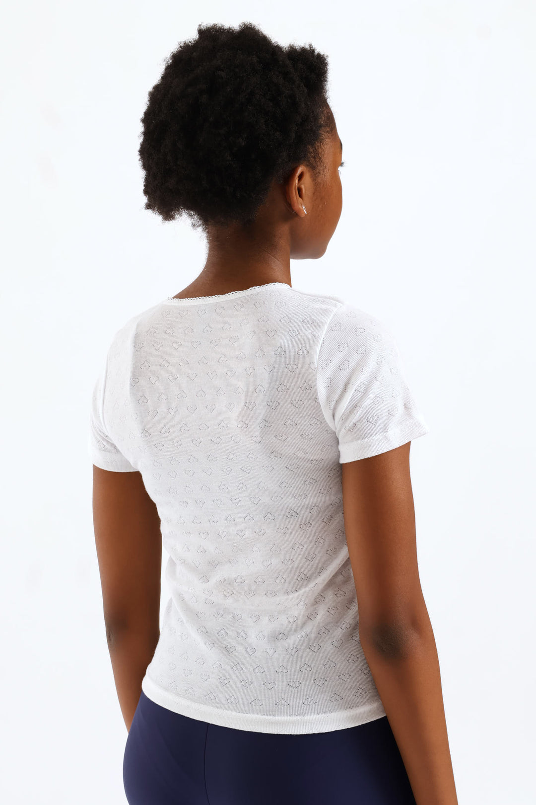 Girls 2 Pack Short Sleeve Vest - White