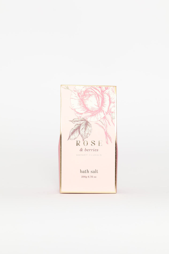 ROSE & BERRIES WOODEN CRATE
