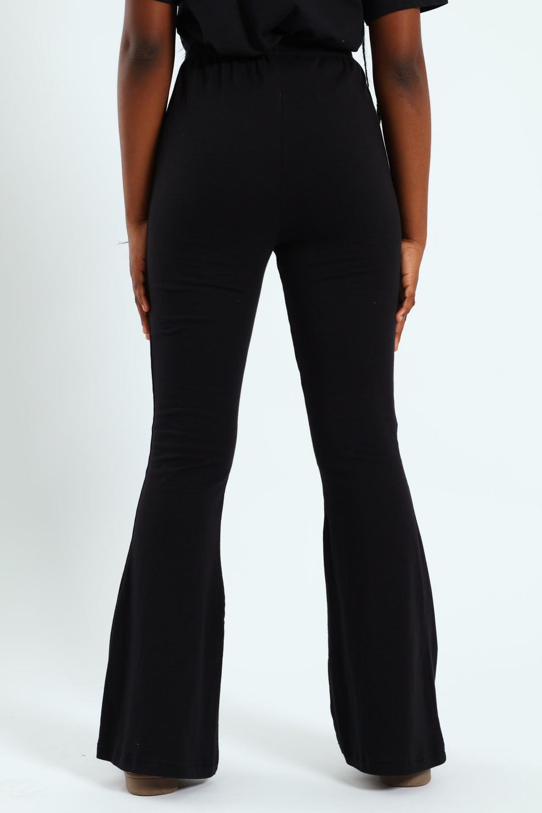 Girls Mickey Wide Leg Pant - Black