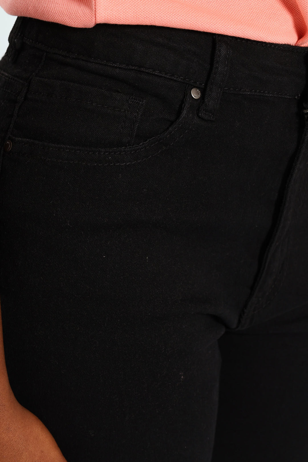 Girls Ankle Grazer Skinny Denim - Black