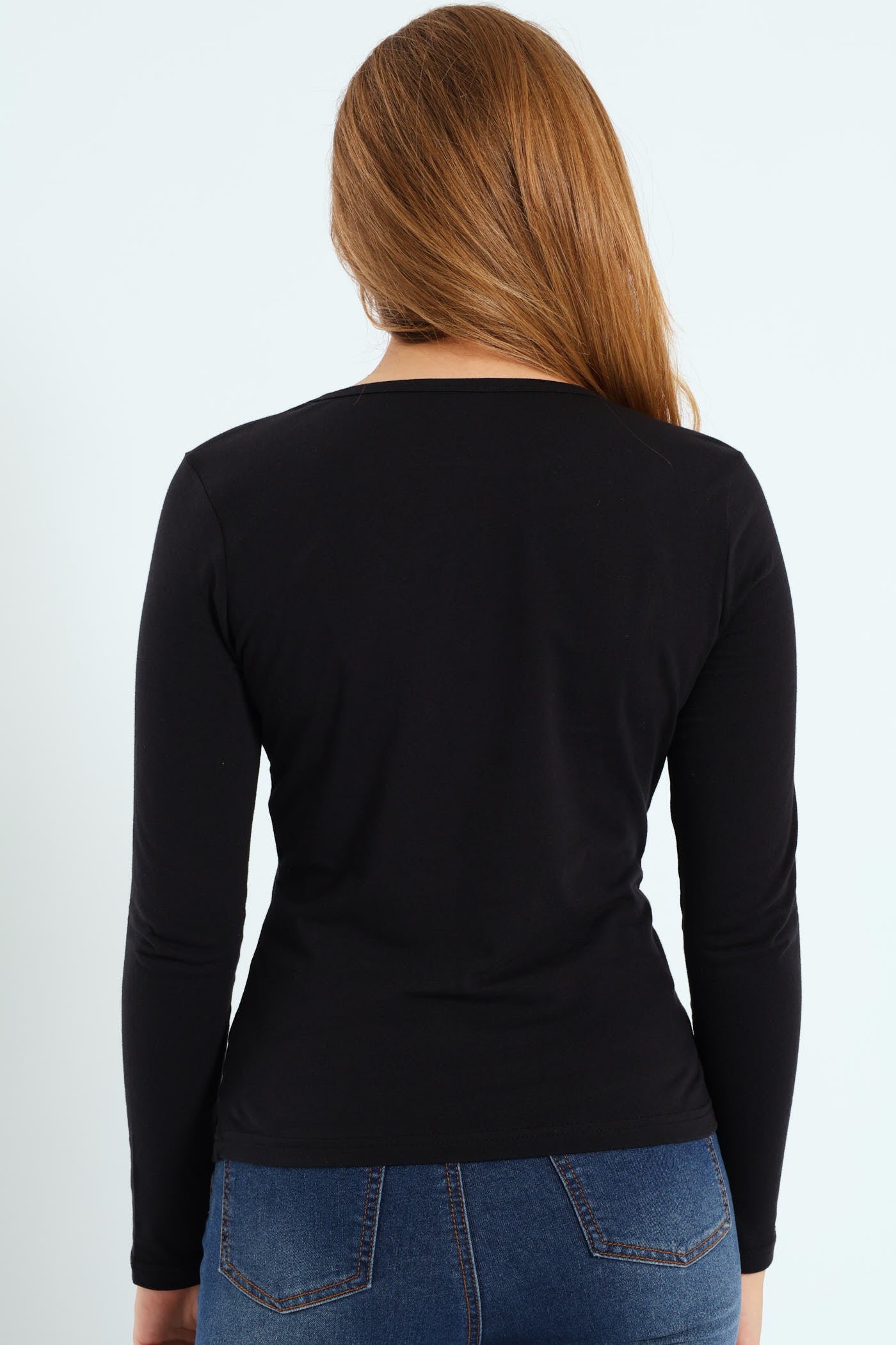 Girls Long Sleeve Regular Tee - BlackGirls – Edgars