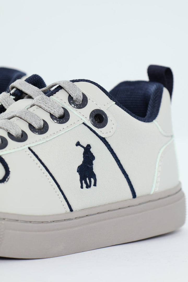 Boys Court Sneaker - Grey