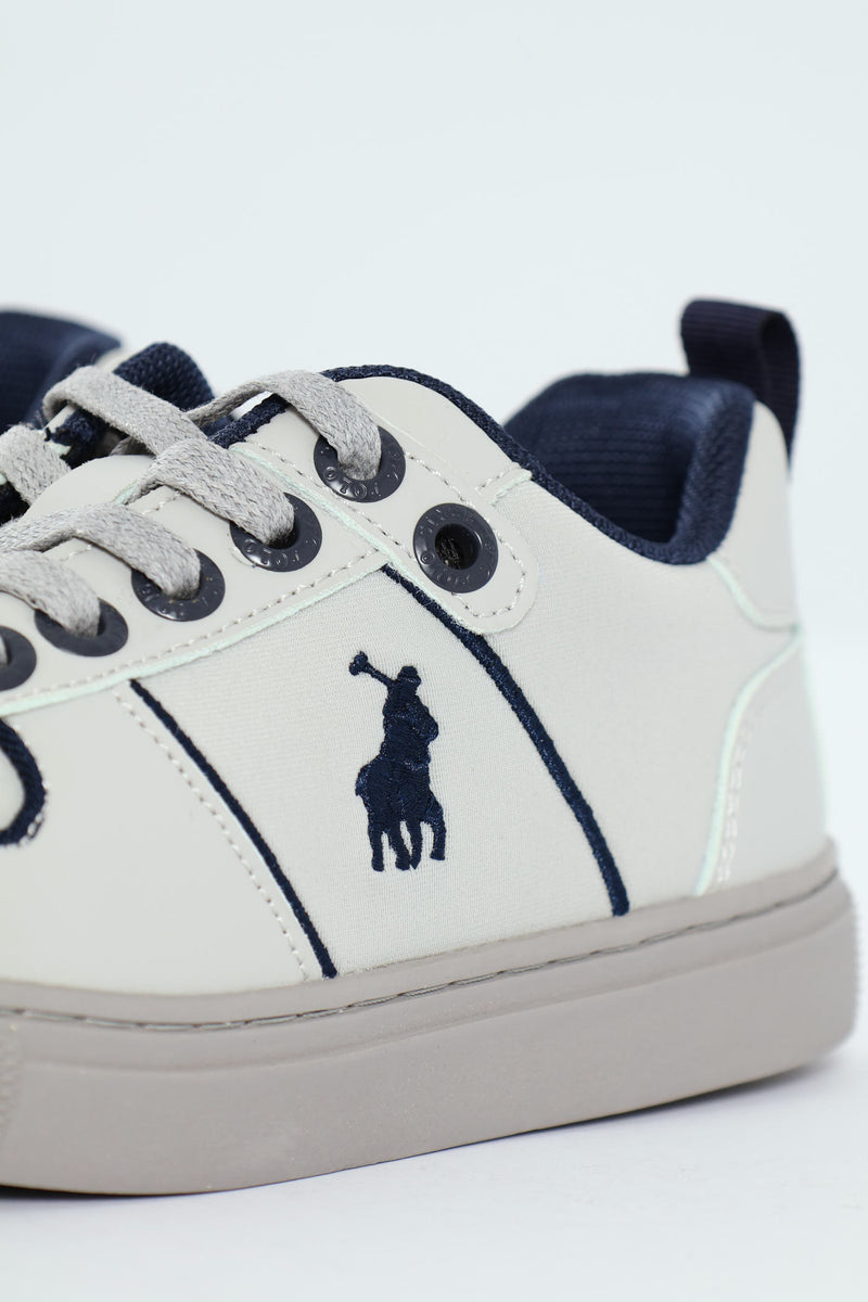 Boys Court Sneaker - Grey