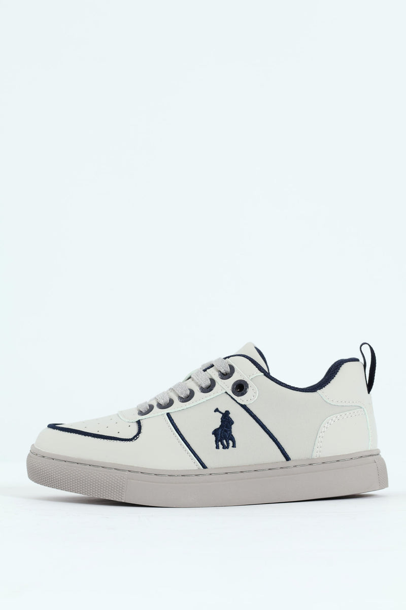 Boys Court Sneaker - Grey