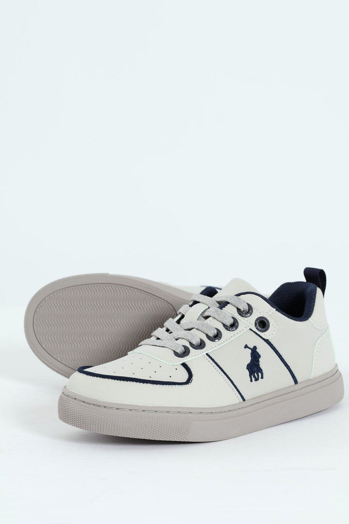 Boys Court Sneaker - Grey