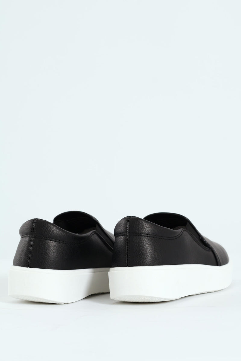 Parker Side Gusset Slip On - Black