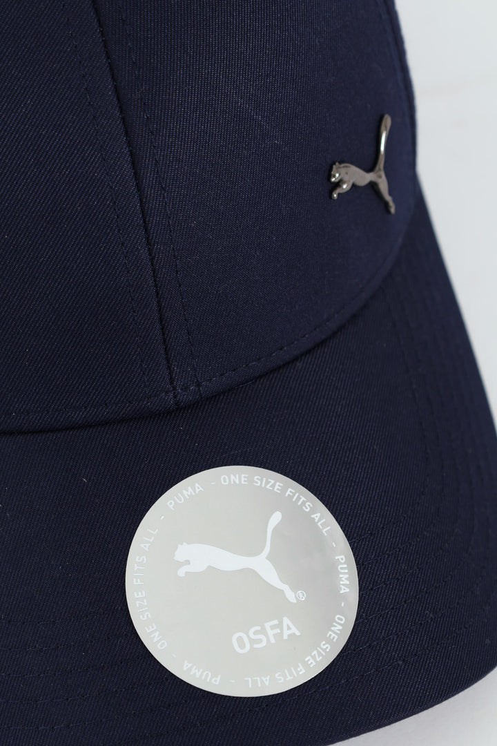 Essential Metal Cat Baseball Cap - Navy