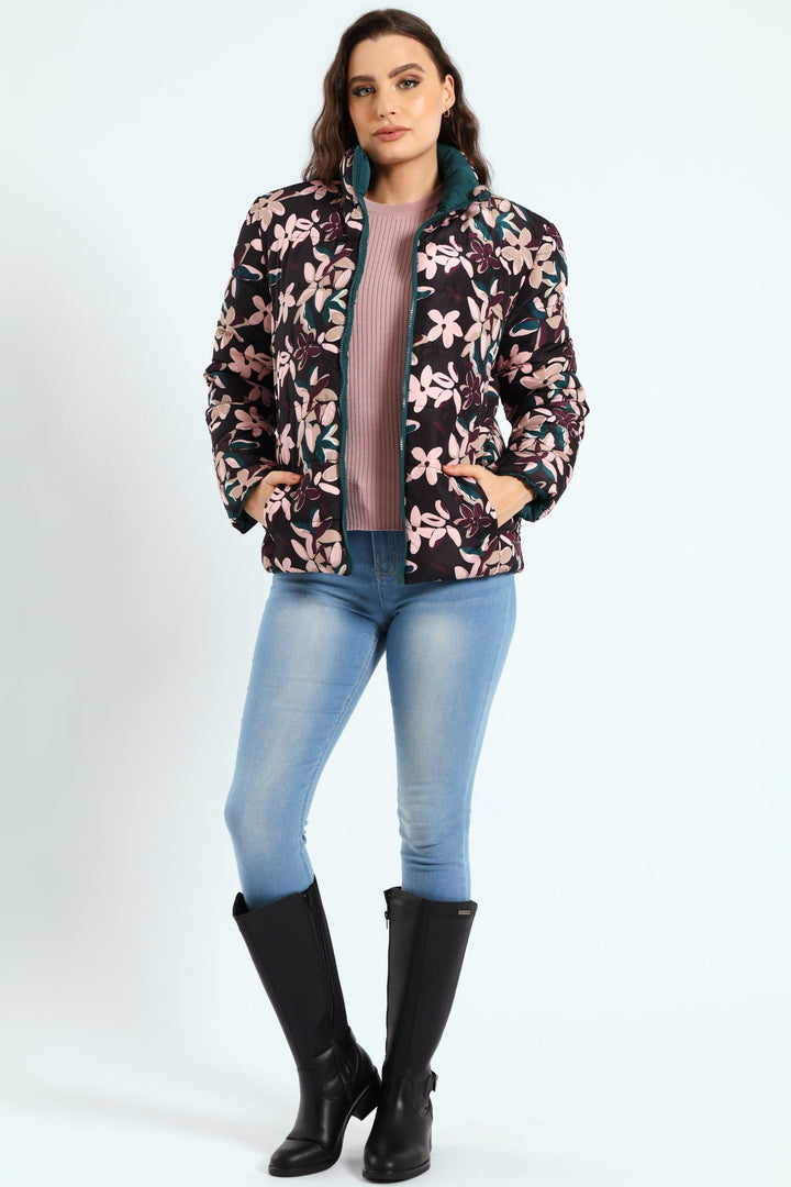 Reversible Puffer Jacket - Multi