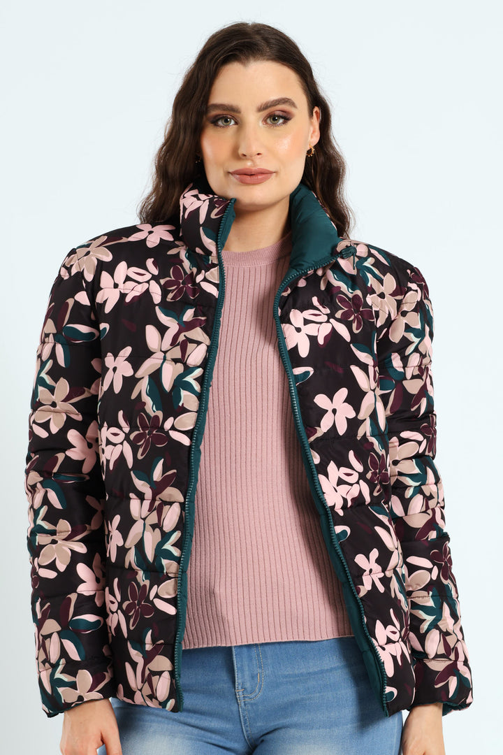 Reversible Puffer Jacket - Multi