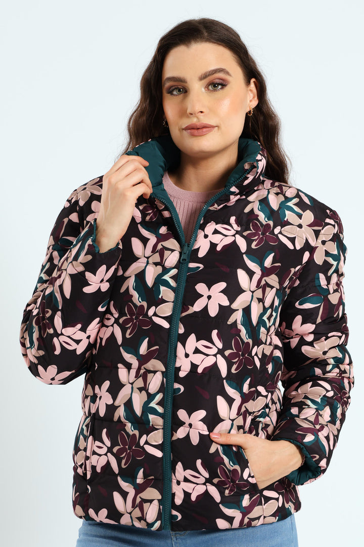 Reversible Puffer Jacket - Multi