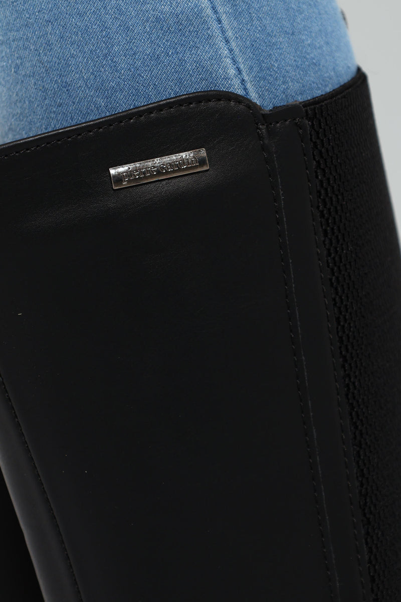 August Long Rider Ankle Buckle Boot - Black