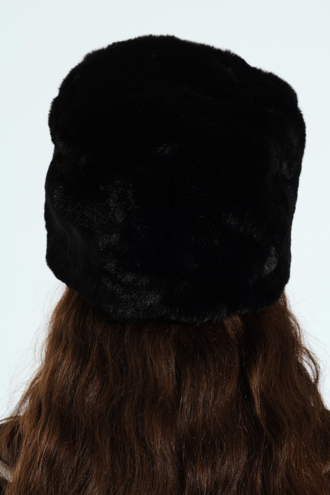 Faux Fur Cossack Hat - Black