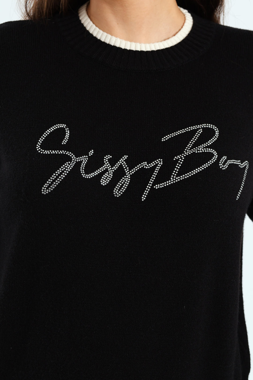 Basic Knit Sweater - Black