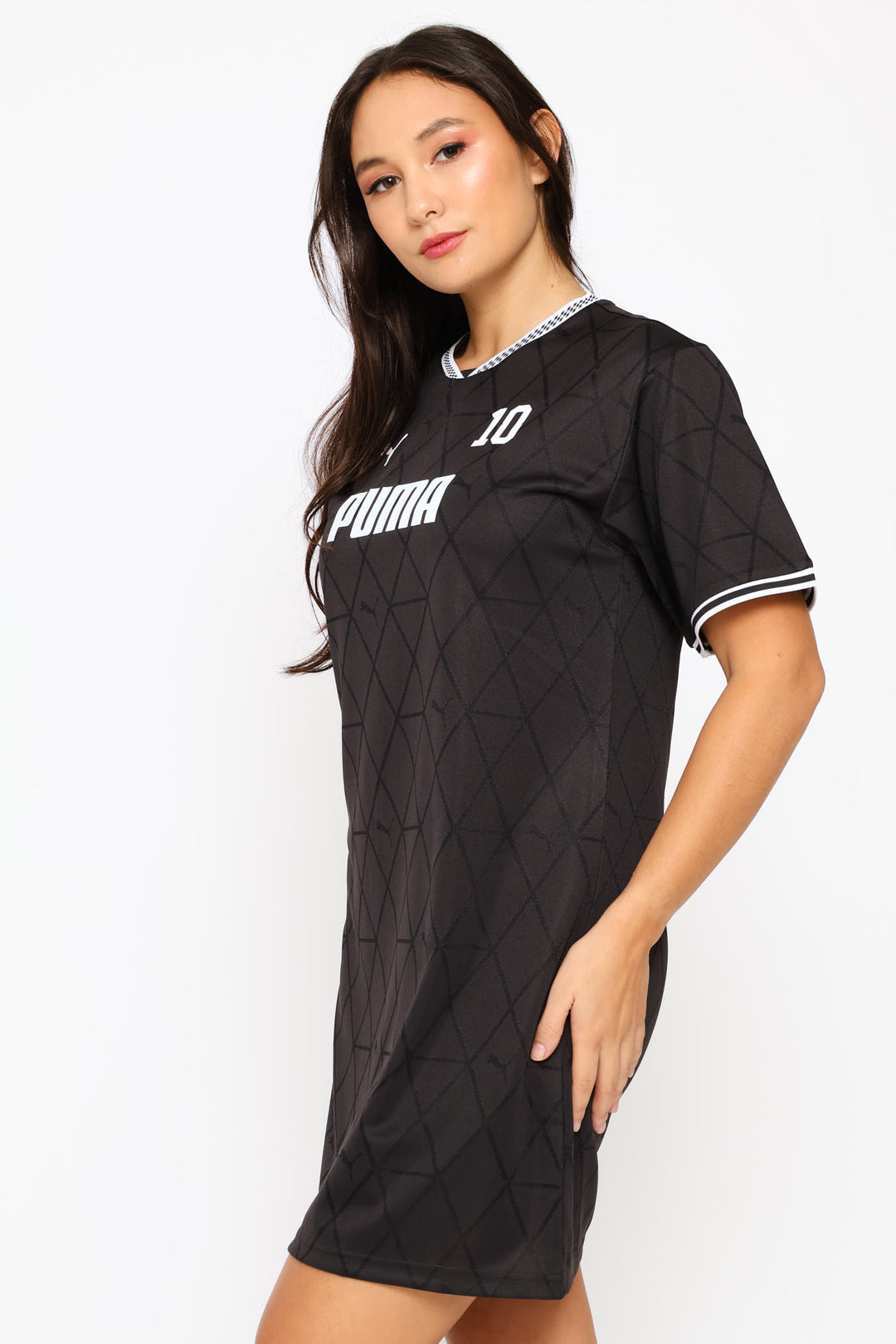 Graphics Logo Tee Dress - Black