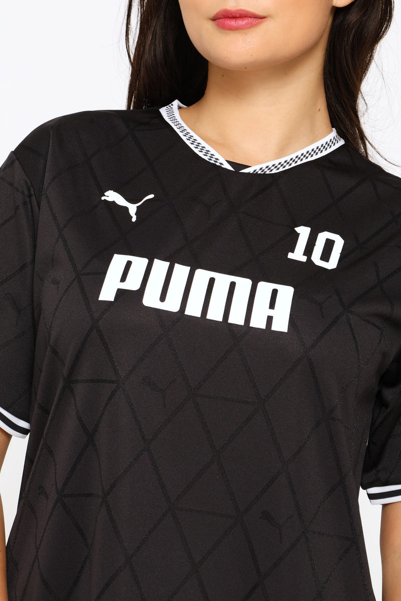 Graphics Logo Tee Dress - Black