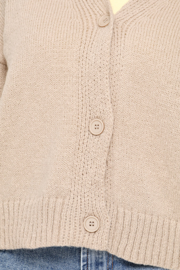 Limoncello Open Cardigan - Nude
