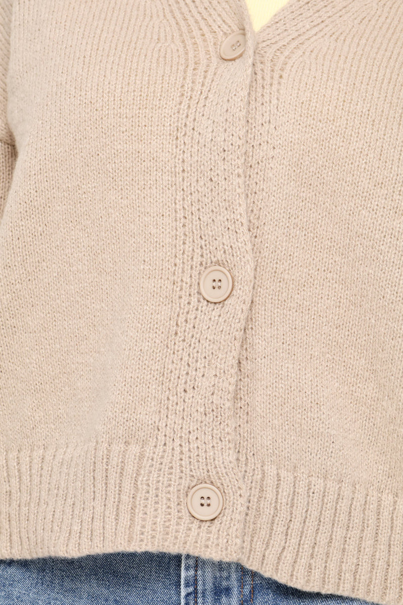 Limoncello Open Cardigan - Nude